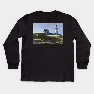 High Resolution Edward Hopper Lighthouse Hill 1927 Kids Long Sleeve T-Shirt